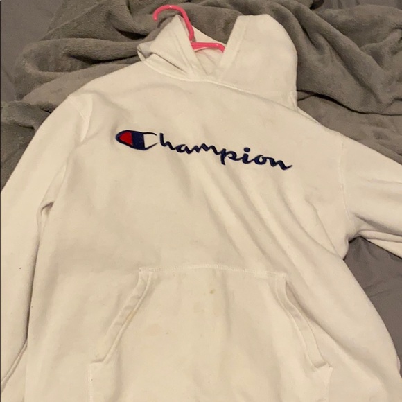 White champion hoodie - Picture 1 of 2